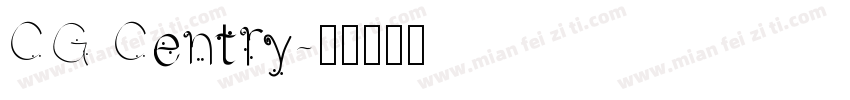 CG Centry字体转换